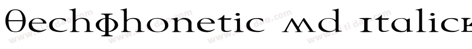 TechPhonetic Wd Italic字体转换